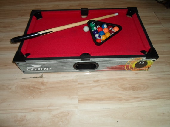 Vintage Mini Pool Table Looks and feels Professional 20" x 12" x 4" Hours of fun