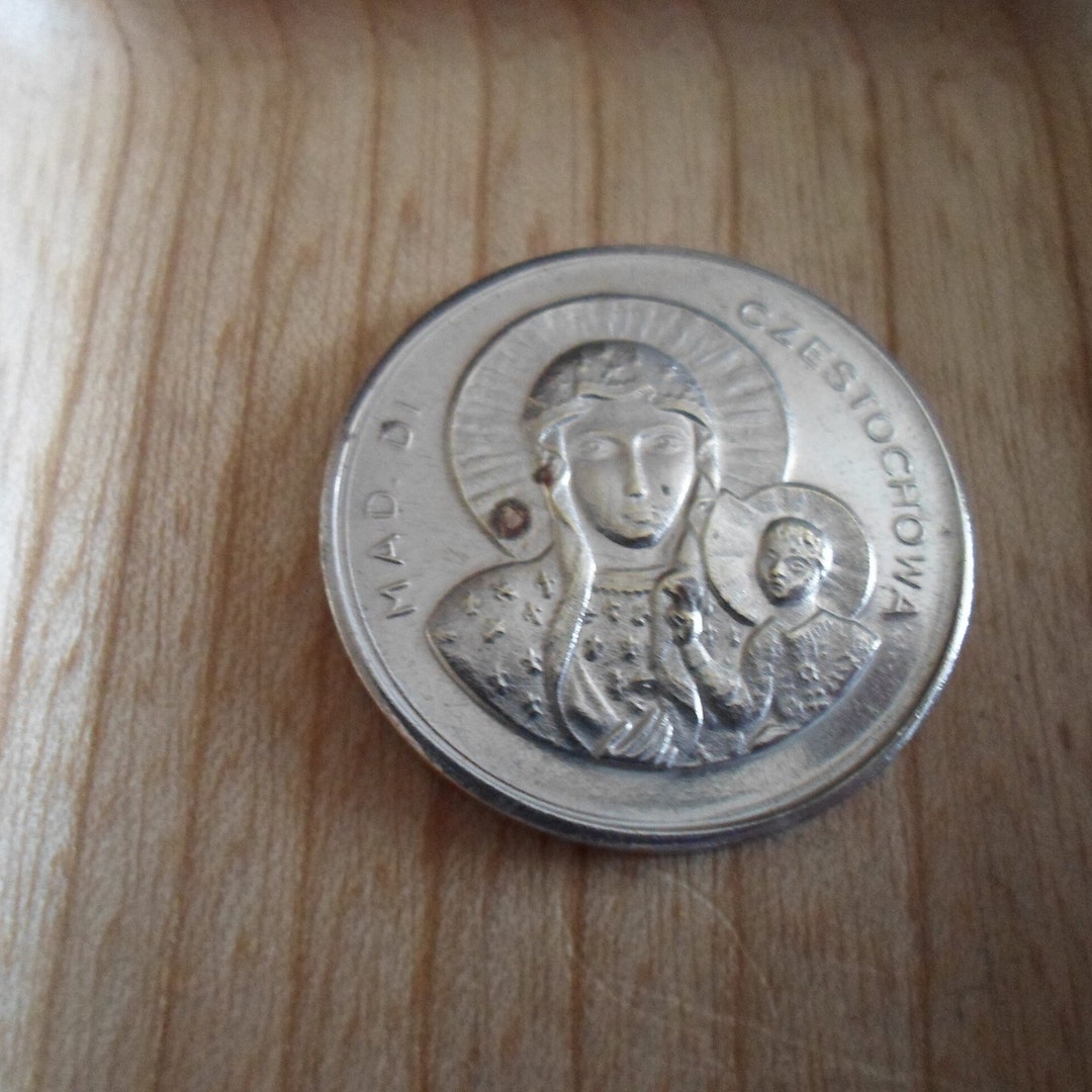 Vintage Medal Coin Pope John Paul Our Lady Czestochowa M a D D1 - Etsy