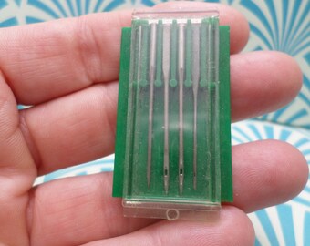 Boye Sewing Machine Needles: Heavy 30 Mercerized, Made in USA (4 pc)