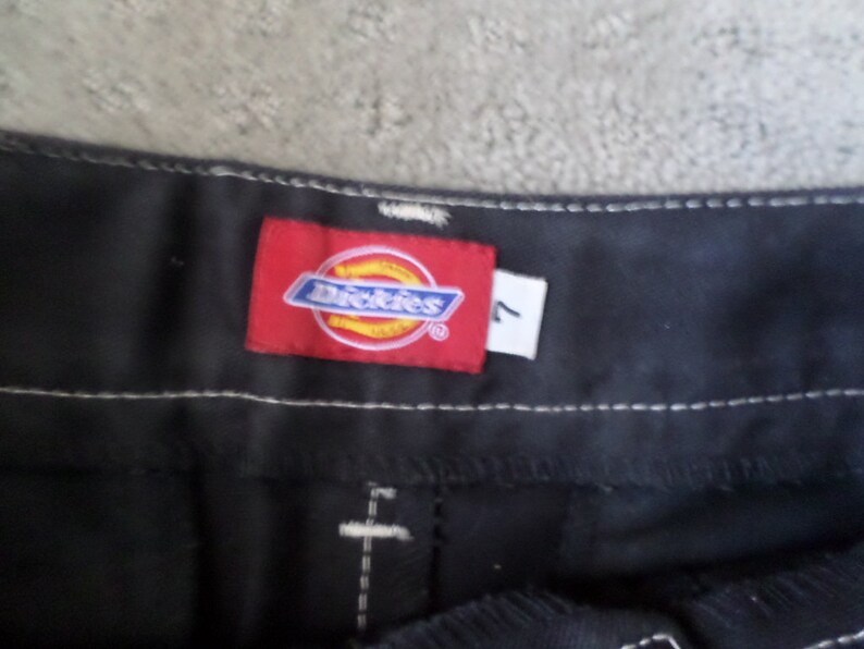 Dickies Made in USA 90/'s black work pant style skirt size 7 super cute rockabilly