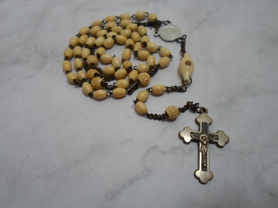Vintage Rosary with Viewer Souvenir Very Unusual