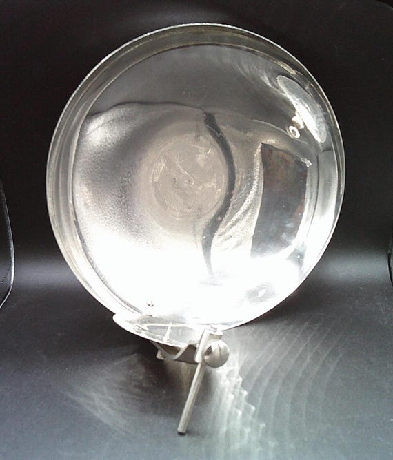 Vintage Art Deco Reflector from Antique Pharmacy Wall Reflector Stored for Decades