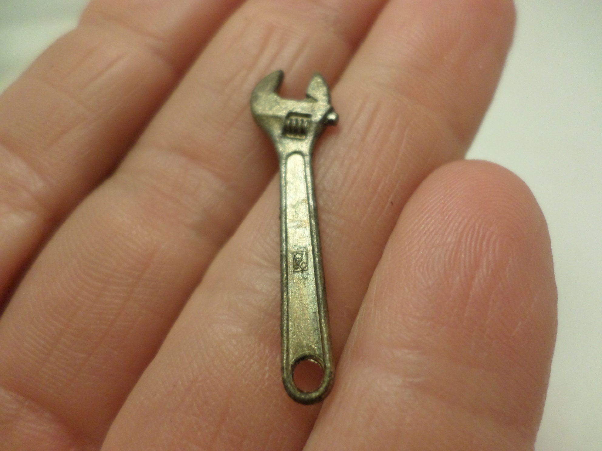 Miniature crescent wrench premium maybe charm metal 1.5 intercast
