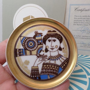 The Franklin Mint miniature plates of the world MOSA Maastricht the Netherlands dish