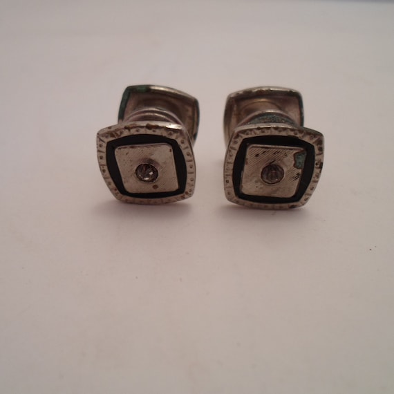 Art Deco Original Antique Tuxedo Wedding Stud Set As Is need work