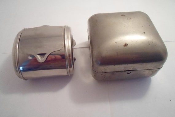 Antique Twinplex Razor Stropper Barber Shop in Original Case All Steel made in U S A 1920 St. Louis Mo. Fantastic device