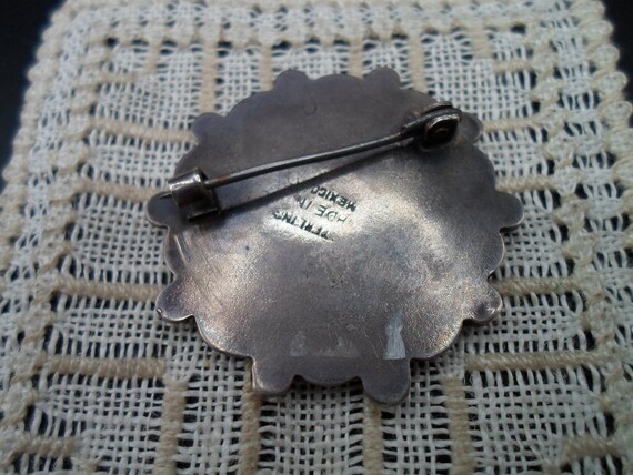 Vintage Sterling Silver Hombre Siesta Pin Brooch … - image 3