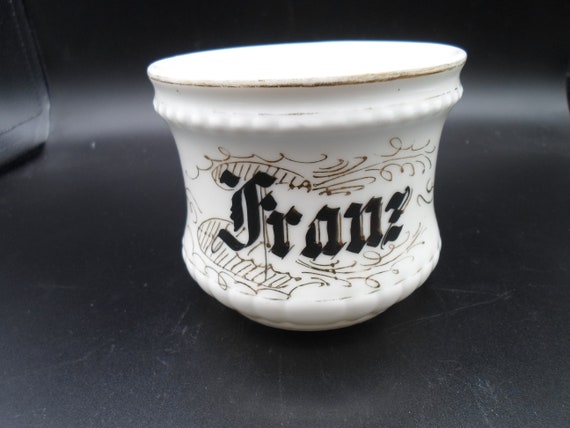 Vintage Porcelain Mug Cup Victorian Name Mug German Barbershop Personalized 1900