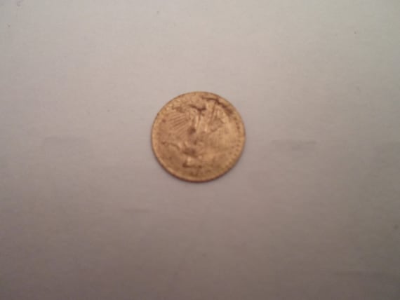 Vintage Mini St. Gaudens Eagle Gold Coin .50 gram Great for Jewelry Tiny and Adorable 22k