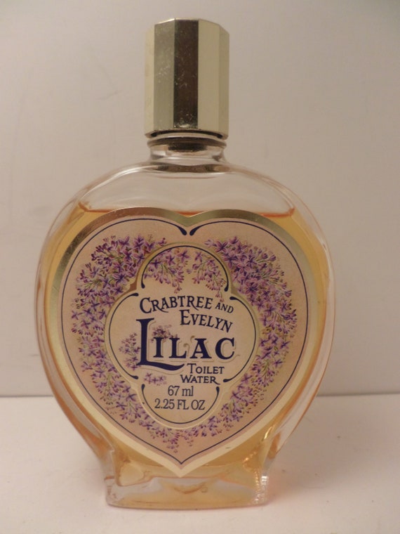 pretty vintage 80's Crabtree and Evelyn LILAC splash 2.25 fl oz