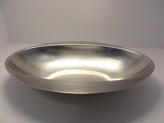 Sambonet Italy Vintage oval serving bowl casserole Mid-Century Modern