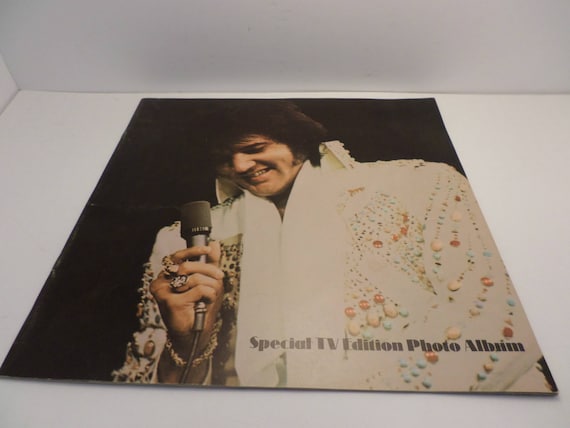 Vintage 70s Elvis Presley special TV Edition Photo Album Boxcar USA RCA