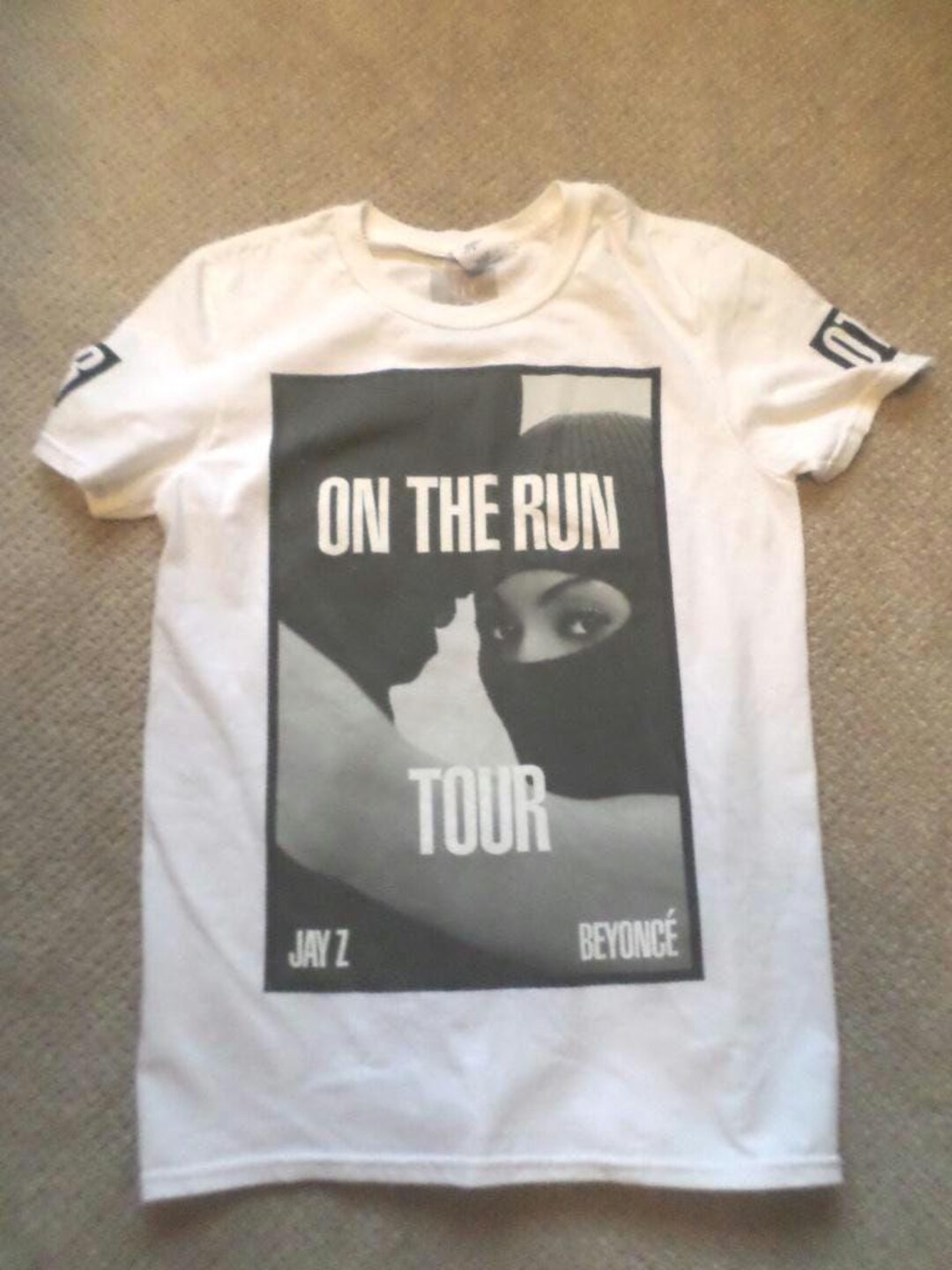 Jay Z Beyonce T-Shirt Adult Medium On The Run Tour 2014