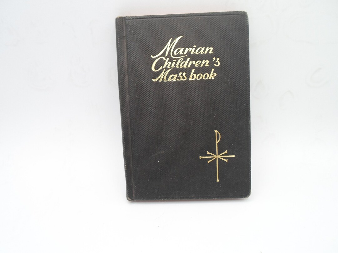 Vintagemarian Children's Mass Book 1974 Catholic First Etsy