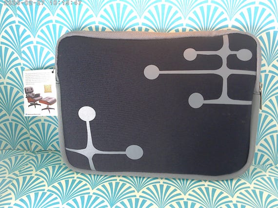 American Airlines Charles and Ray Eames fabric pattern colab overnight bag, lingerie case, laptop sleeve