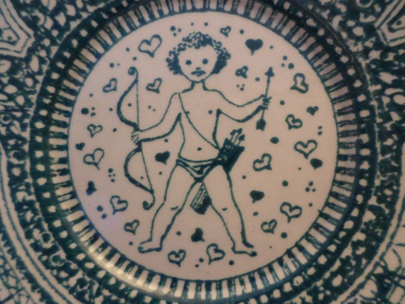 Darling 4.5" plate Nymolle Art Fience Jacob E. Bang Made in Denmark Limited ed 214