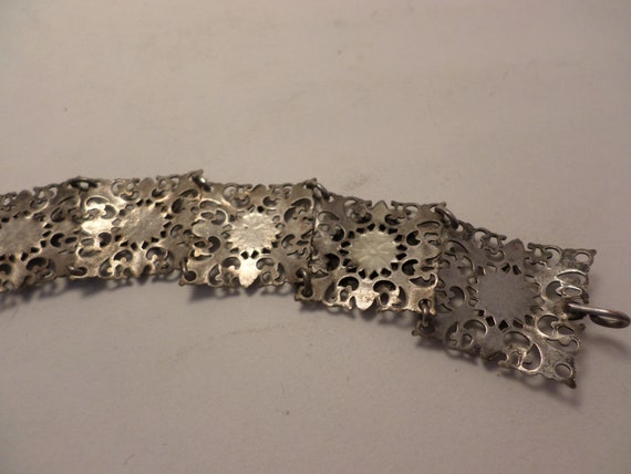 Historic French Silver Bracelet 1880s Anne De Bretange Louis