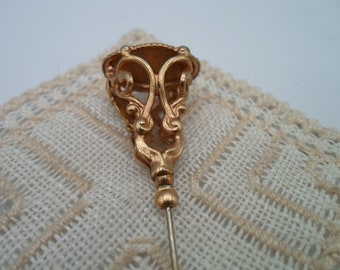 Details about   Vintage Brooch Pin Antique Hat Pins Style Collectible Unmarked Unique Costume Pi 