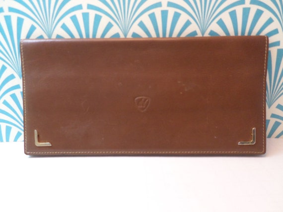 Beautiful vintage 70's Da Vinci by Junior soft calf leather Made in Italy wallet