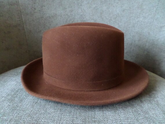 Vintage 50's Biltmore President hat in coffee bro… - image 6