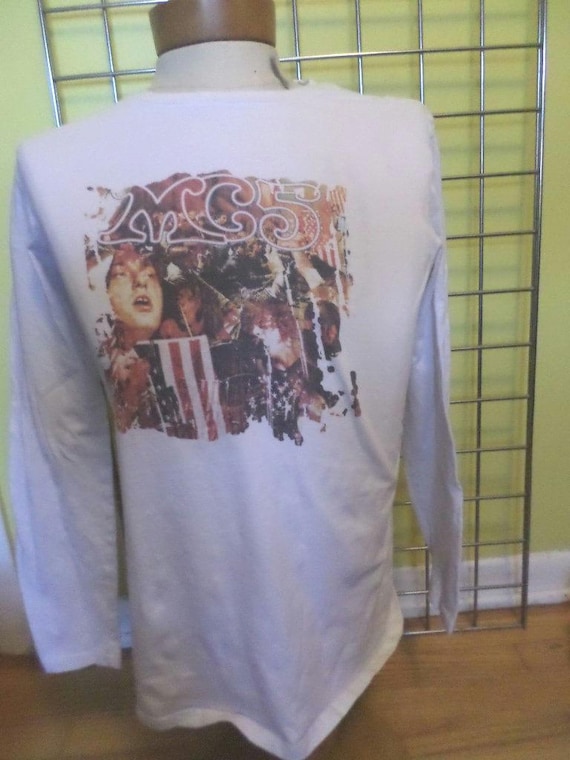 vintage repop 90's 00's MC5 rock t shirt long sleeve M Friends Rachel