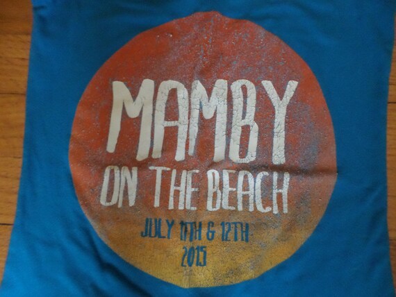 Chicago's house music, rave Mamby On the BEACH music festival tank top Small