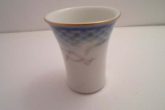Vintage Bing & Grondahl Seagull mini Vase or Toothpick Holder Beautiful Birds Sky Sea Cottage Chic Mid Century Cool Pen holder