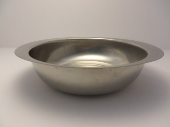 Gense Sweden 18/8 Stainless Steel serving bowl Mid-Century Modern