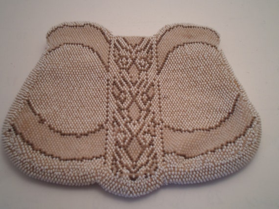 Vintage Czechoslovakian Glass Beaded Belt Purse Superb Beads are hand sewn on Casual or Dress