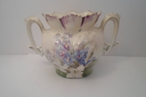 Antique R S Prussia Sugar Bowl Repurpose or Use 1900 Unsigned
