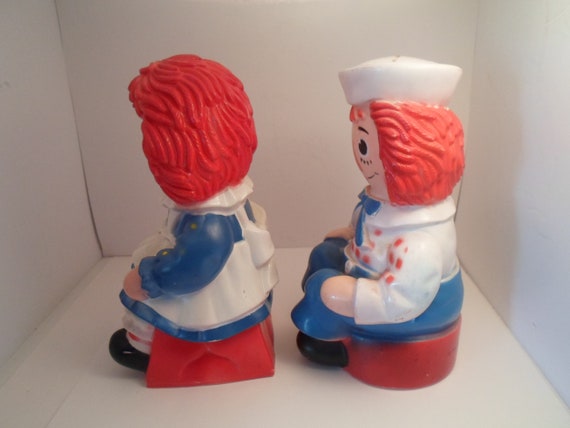 One Pair of Vintage 1985 and 1986 Raggedy Ann & Andy Brown Bag Cookie –  lechaletbymay