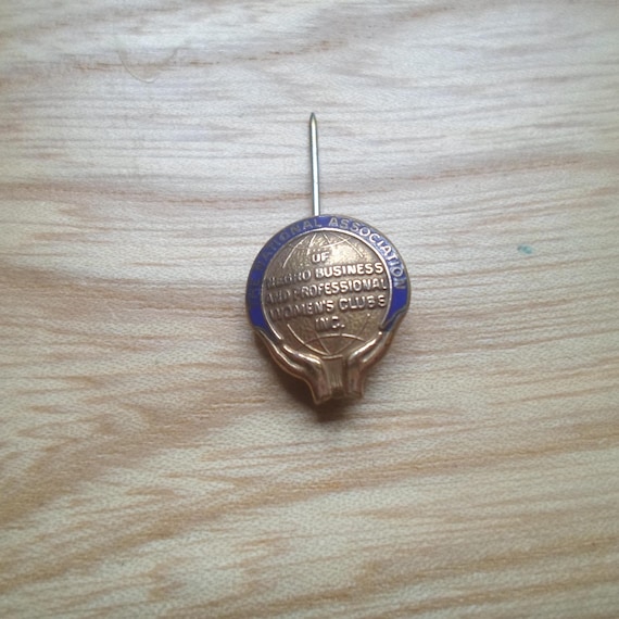 Vintage National Association of Negro Business and Professional Women's Club Gold Filled Member Pin