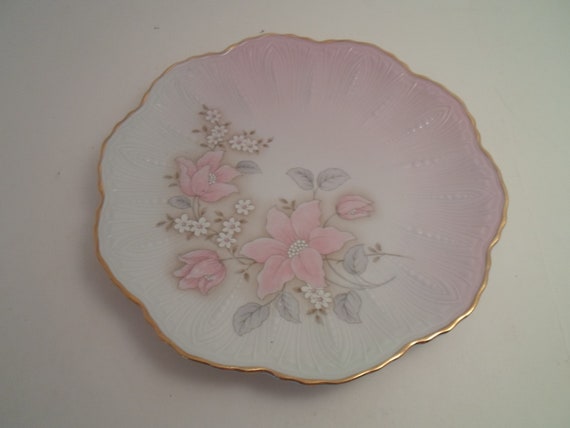 Limoges France Bon Bon Cookie Desert Plate Unusual Soft Pink Bradshaw Group