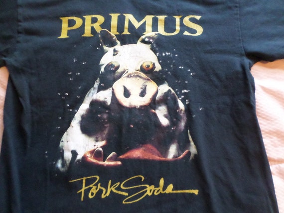 Vintage late 90's early 00's PRIMUS Pork Soda rock alternative t shirt size M