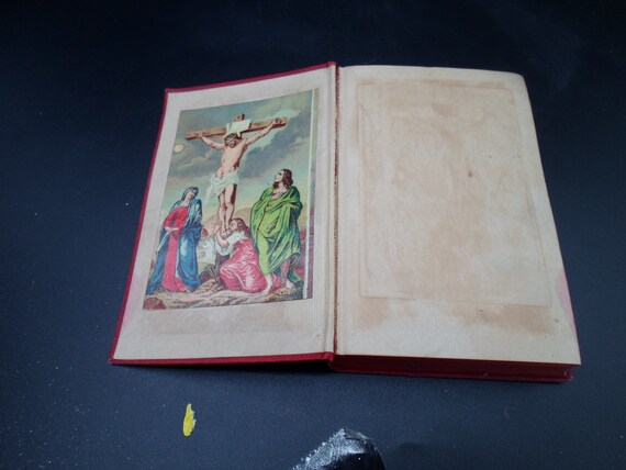 Antique Bible Czech Eastern European New Testament Pocket Version 1906 Interesting inserts