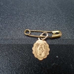 Vintage Mini Medal Undie&#39;s Medal with Original Safety Pin 1950&#39;s Adorable Charm Diaper medal