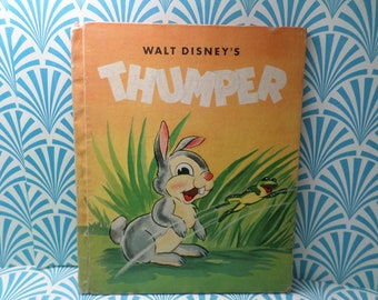Vintage 1942 Walt Disney's Thumper Children's Book