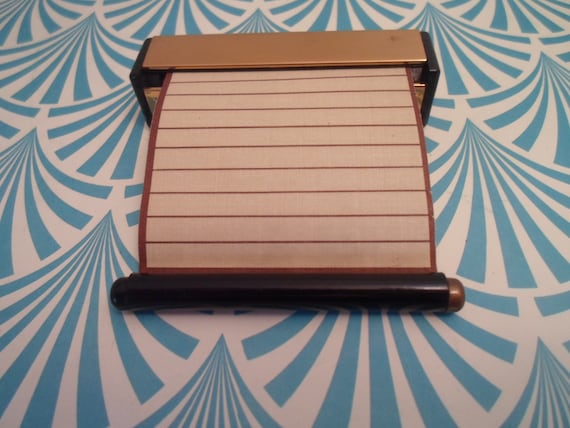 Vintage Listik Address Index: Automatic Retractable Phone Book
