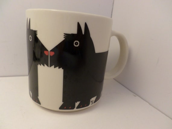 vintage 1984 Taylor & NG San Francisco minimals Scottie Dogs kissing