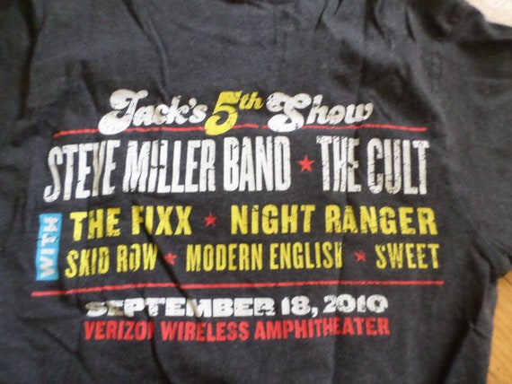 Vintage rock festival T Jack's 5th Show Orange County CA The Cult, Steve Miller Band, The Fixx, Modern English+