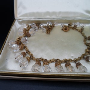 Vintage Crystal Chandelier Necklace Stunning  Elegance 1930's