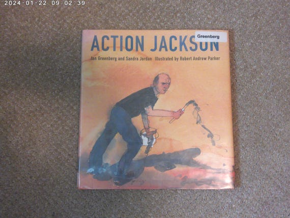 re-sale Library Book Action Jackson Jan Greenberg & Sandra Jordan Artist Jackson Pollock hardcover