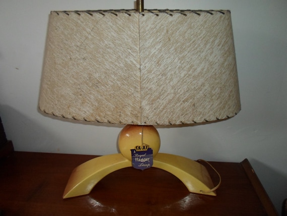 Vintage Mid Century Mod Royal Haeger Lamp with Original Tags Super Cool MCM