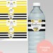 Printable Water Bottle Labels, Our Little Sunflower is Turning One ...