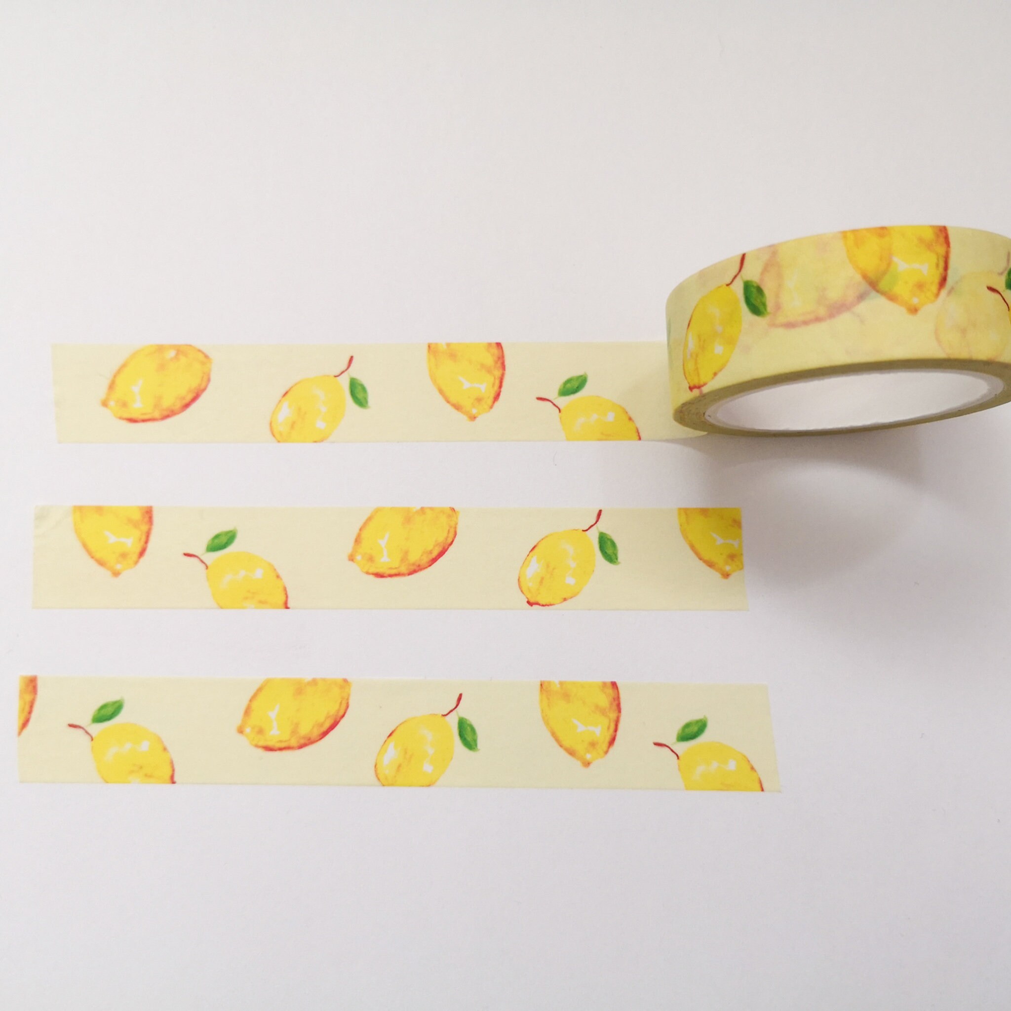 Lemons Italy Tuscany Sicilian Tiles Washi Tape Set (#W083)