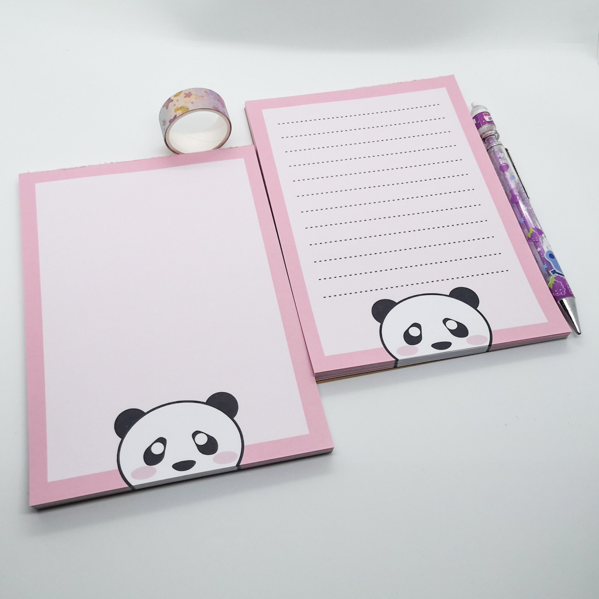 Shopping to Do List Notepad 5x7 Kawaii Panda Notepad Cute - Etsy