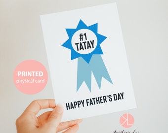 Tagalog Greeting Card, Number One Tatay, Filipino Card, Card for Filipino Dad, Filipino Card, Tagalog Father's Day Card