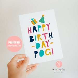 Filipino Birthday Card, Happy Birthday Pogi, Tagalog Card, Card for Boyfriend, Filipino Greeting Card, Tagalog English, Pinoy Gift