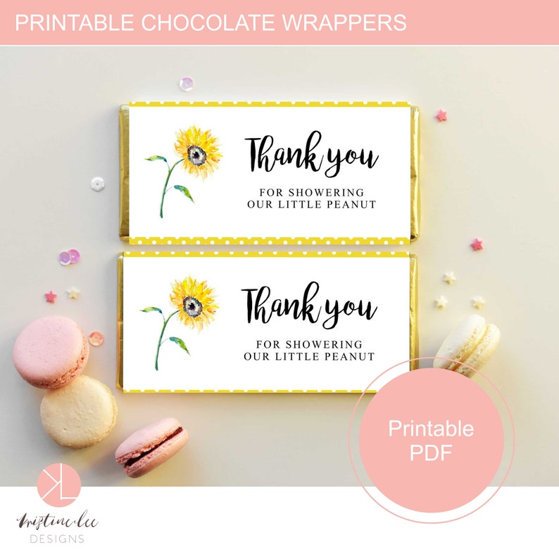 Sunflower Baby Shower Printable, Sunflower Baby Shower Bundle 1, Gender Neutral, Instant Download, Printable Decoration, Sunflower Printable image 6