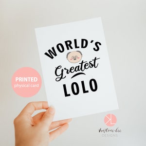 Tagalog Greeting Card, World&#39;s Greatest Lolo, Filipino Card, Card for Filipino Grandfather,  Lolo Gift, Tagalog Father&#39;s Day Card